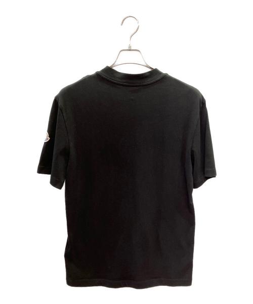 MONCLER（モンクレール）MONCLER (モンクレール) ネックロゴ Tシャツ ブラック サイズ:XSの古着・服飾アイテム
