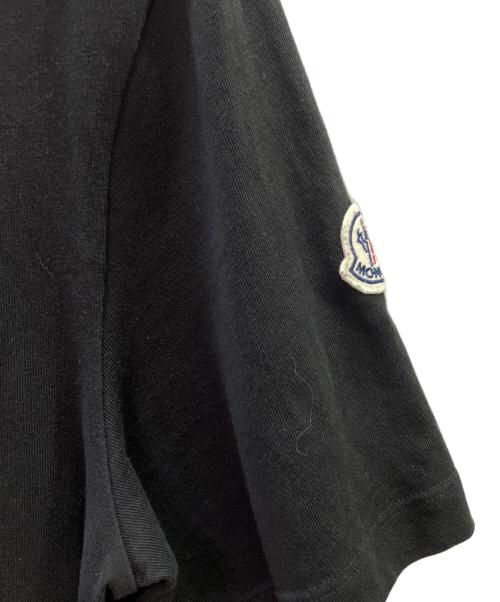 MONCLER（モンクレール）MONCLER (モンクレール) ネックロゴ Tシャツ ブラック サイズ:XSの古着・服飾アイテム