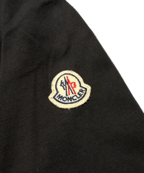 MONCLER（モンクレール）MONCLER (モンクレール) ネックロゴ Tシャツ ブラック サイズ:XSの古着・服飾アイテム