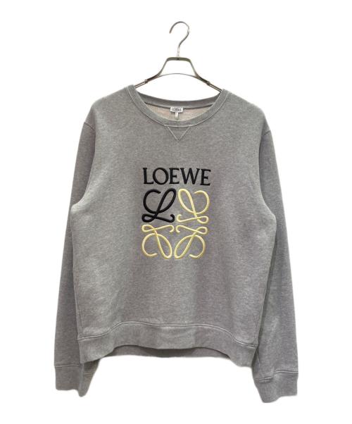 LOEWE（ロエベ）LOEWE (ロエベ) アナグラム ロゴ スウェット グレー サイズ:XLの古着・服飾アイテム