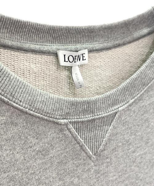 LOEWE（ロエベ）LOEWE (ロエベ) アナグラム ロゴ スウェット グレー サイズ:XLの古着・服飾アイテム