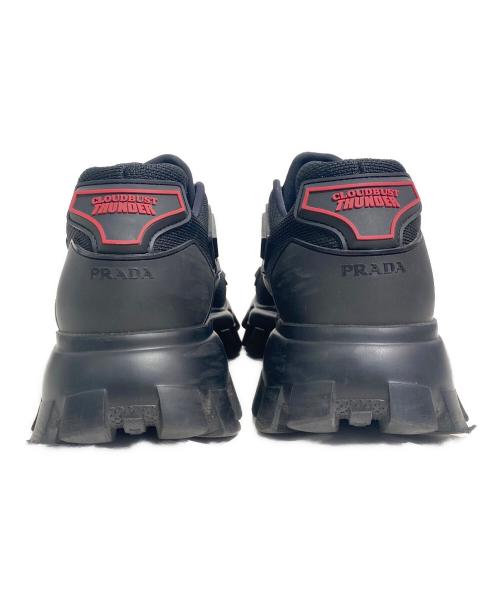 PRADA（プラダ）PRADA (プラダ) クラウドバストサンダー/スニーカー ブラック サイズ:6の古着・服飾アイテム