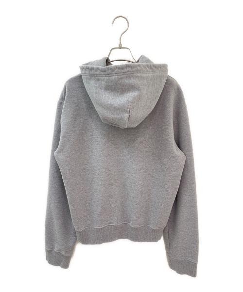 MIU MIU（ミュウミュウ）MIU MIU (ミュウミュウ) ロゴパーカー グレー サイズ:Sの古着・服飾アイテム