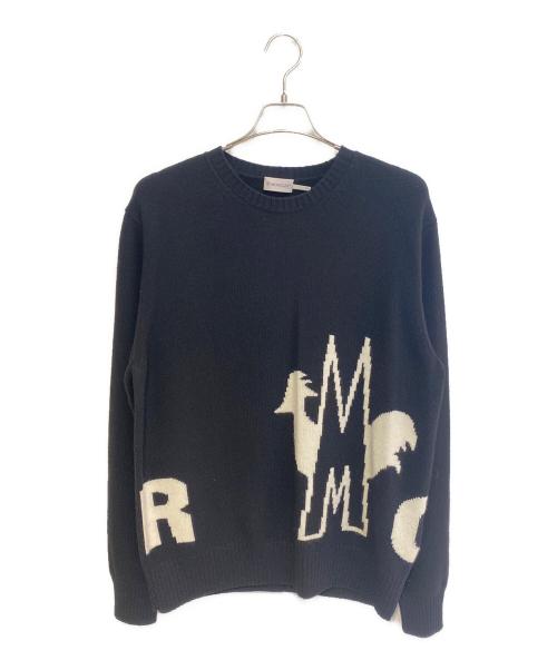 MONCLER（モンクレール）MONCLER (モンクレール) MAGLIONE TRICOT ブラック サイズ:XLの古着・服飾アイテム