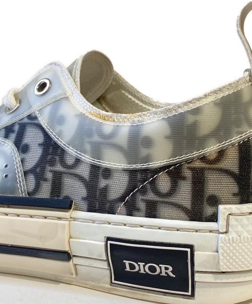 Dior（ディオール）Dior (ディオール) Logo Design Sneaker（ロゴデザインスニーカー） グレー サイズ:41の古着・服飾アイテム