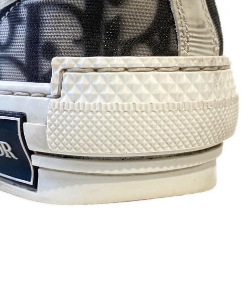 Dior（ディオール）Dior (ディオール) Logo Design Sneaker（ロゴデザインスニーカー） グレー サイズ:41の古着・服飾アイテム