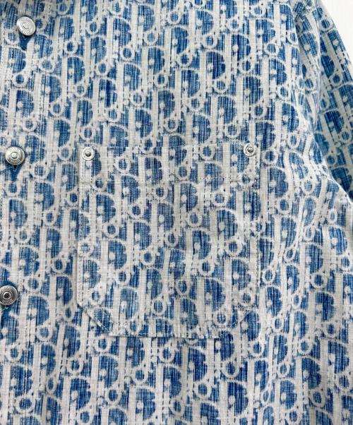 Dior（ディオール）Dior (ディオール) オブリークデニムシャツ スカイブルー サイズ:38の古着・服飾アイテム