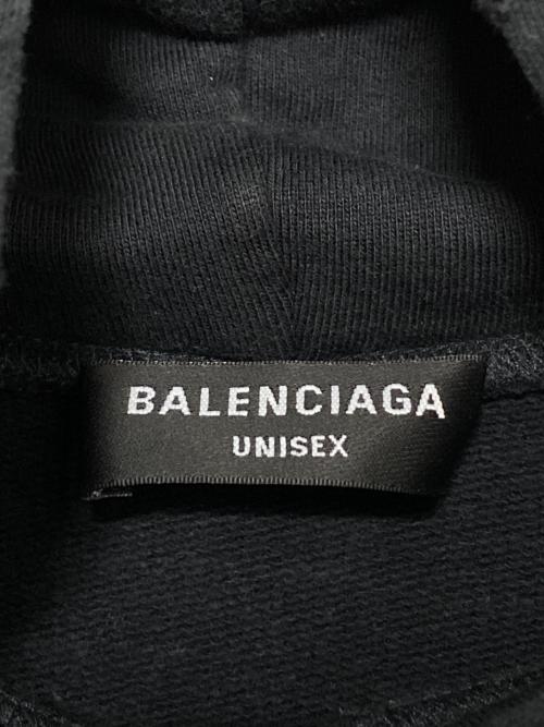 BALENCIAGA（バレンシアガ）BALENCIAGA (バレンシアガ) ロゴパーカー ブラック サイズ:2の古着・服飾アイテム