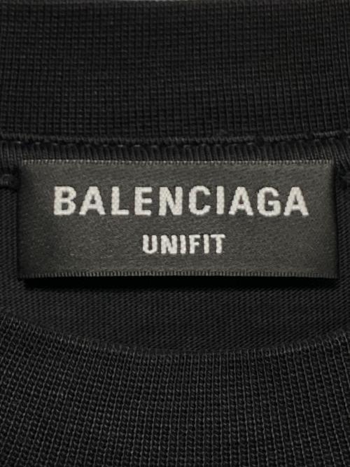 BALENCIAGA（バレンシアガ）BALENCIAGA (バレンシアガ) パッチドL/STシャツ ブラック サイズ:2の古着・服飾アイテム