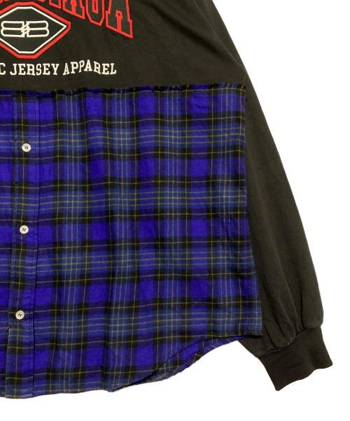 BALENCIAGA（バレンシアガ）BALENCIAGA (バレンシアガ) パッチドL/STシャツ ブラック サイズ:2の古着・服飾アイテム