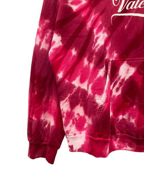 BALENCIAGA（バレンシアガ）BALENCIAGA (バレンシアガ) クラックプリントタイダイプルオーバーパーカー ショッキングピンク サイズ:3の古着・服飾アイテム