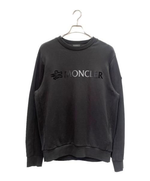 MONCLER（モンクレール）MONCLER (モンクレール) ロゴスウェット ブラック サイズ:Lの古着・服飾アイテム