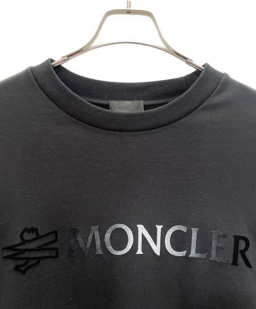 MONCLER（モンクレール）MONCLER (モンクレール) ロゴスウェット ブラック サイズ:Lの古着・服飾アイテム
