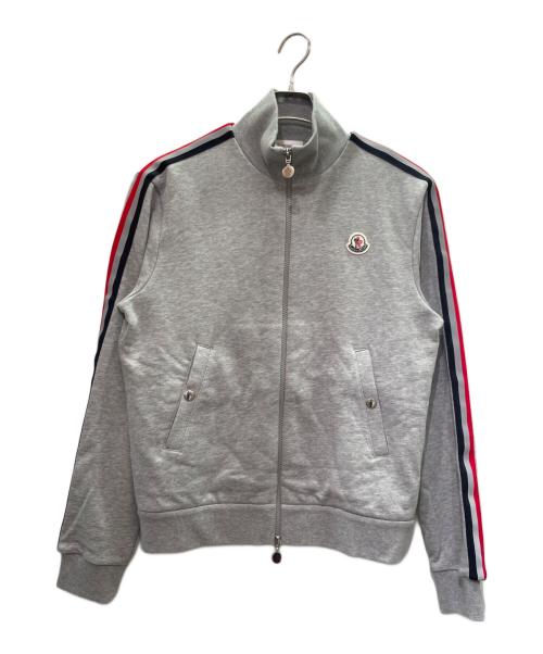MONCLER（モンクレール）MONCLER (モンクレール) トリコロールライン トラックジャケット グレー サイズ:Mの古着・服飾アイテム