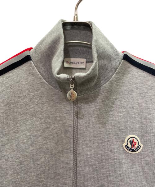 MONCLER（モンクレール）MONCLER (モンクレール) トリコロールライン トラックジャケット グレー サイズ:Mの古着・服飾アイテム