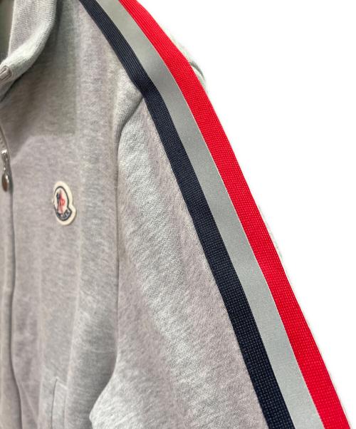 MONCLER（モンクレール）MONCLER (モンクレール) トリコロールライン トラックジャケット グレー サイズ:Mの古着・服飾アイテム
