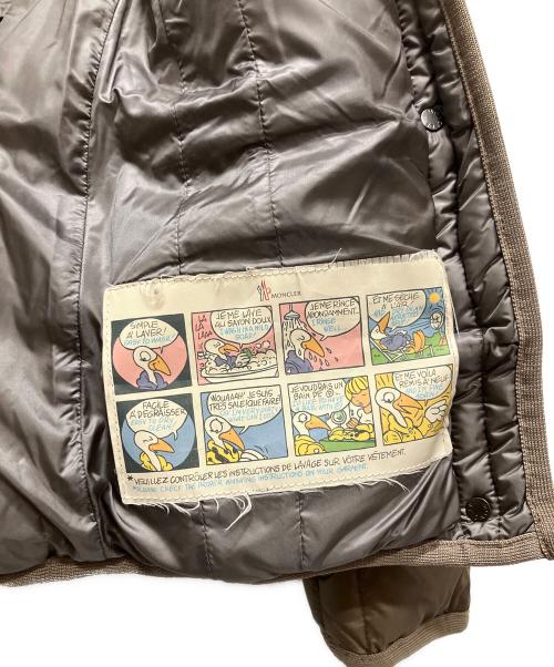 MONCLER（モンクレール）MONCLER (モンクレール) BUIS(ビュイ)/ダウンジャケット　120934694605 53048 ブラウン サイズ:1の古着・服飾アイテム