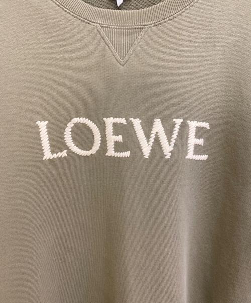 LOEWE（ロエベ）LOEWE (ロエベ) ロゴスウェット オリーブ サイズ:Lの古着・服飾アイテム