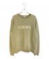 LOEWE（ロエベ）の古着「ロゴスウェット」｜オリーブ