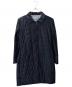 PRADA（プラダ）の古着「ロゴプレート中綿コート」｜ネイビー