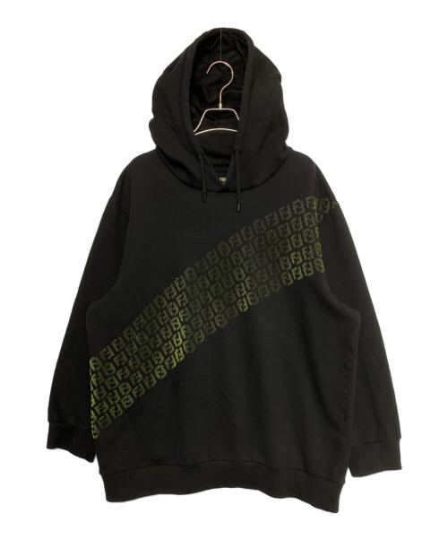 FENDI（フェンディ）FENDI (フェンディ) ロゴパーカー ブラック サイズ:XXLの古着・服飾アイテム