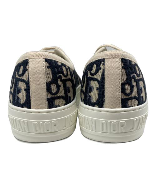 Christian Dior（クリスチャン ディオール）Christian Dior (クリスチャン ディオール) トロッター ロゴスニーカー ネイビー サイズ:38 1/2の古着・服飾アイテム