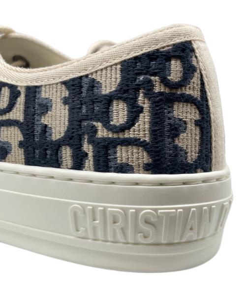 Christian Dior（クリスチャン ディオール）Christian Dior (クリスチャン ディオール) トロッター ロゴスニーカー ネイビー サイズ:38 1/2の古着・服飾アイテム