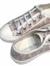 中古・古着 Christian Dior (クリスチャン ディオール) Walk'n'Dior スニーカー ディオール オブリーク エンブロイダリー コットン ピンク サイズ:38.5：55000円