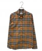 BURBERRYバーバリー）の古着「チェックシャツ」｜ブラウン