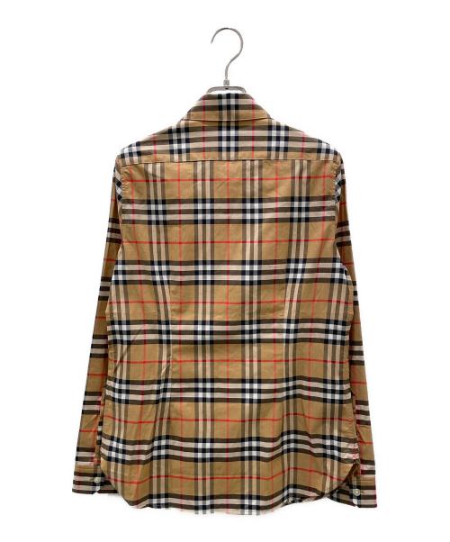 BURBERRY（バーバリー）BURBERRY (バーバリー) チェックシャツ ブラウン サイズ:36の古着・服飾アイテム