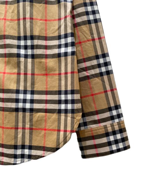 BURBERRY（バーバリー）BURBERRY (バーバリー) チェックシャツ ブラウン サイズ:36の古着・服飾アイテム