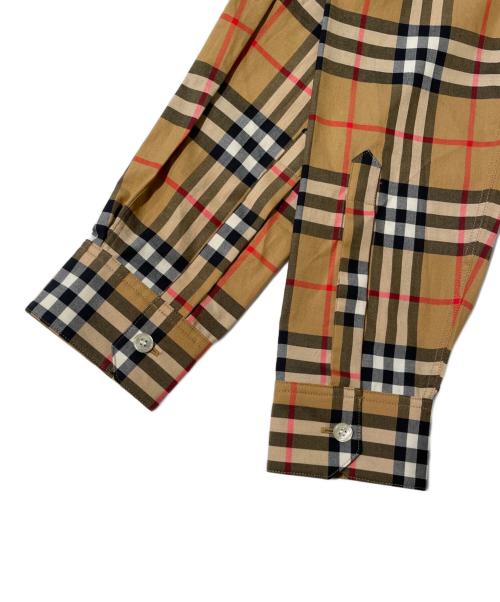 BURBERRY（バーバリー）BURBERRY (バーバリー) チェックシャツ ブラウン サイズ:36の古着・服飾アイテム