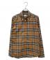 BURBERRY（バーバリー）の古着「チェックシャツ」｜ブラウン