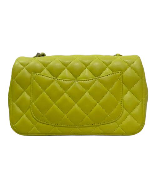 CHANEL（シャネル）CHANEL (シャネル) マトラッセチェーンショルダーバッグ ライムイエロー サイズ:20の古着・服飾アイテム
