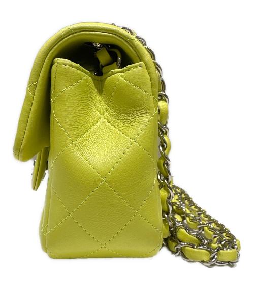 CHANEL（シャネル）CHANEL (シャネル) マトラッセチェーンショルダーバッグ ライムイエロー サイズ:20の古着・服飾アイテム