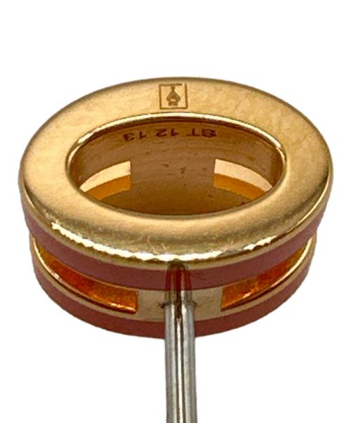 HERMES（エルメス）HERMES (エルメス) ミニポップアッシュHピアス レッド×ゴールドの古着・服飾アイテム