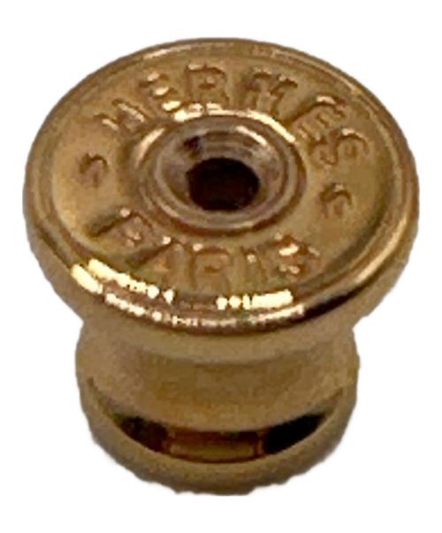 HERMES（エルメス）HERMES (エルメス) ミニポップアッシュHピアス レッド×ゴールドの古着・服飾アイテム