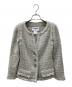 CHANEL（シャネル）の古着「ココボタンツイードジャケット」｜グレー