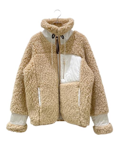 LOUIS VUITTON（ルイ ヴィトン）LOUIS VUITTON (ルイ ヴィトン) ファージーウールフリース ベージュ サイズ:34の古着・服飾アイテム