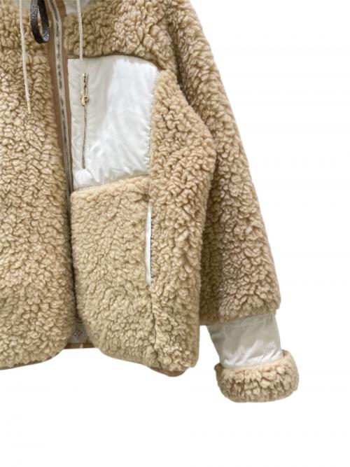 LOUIS VUITTON（ルイ ヴィトン）LOUIS VUITTON (ルイ ヴィトン) ファージーウールフリース ベージュ サイズ:34の古着・服飾アイテム