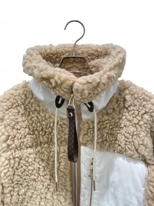 LOUIS VUITTON（ルイ ヴィトン）LOUIS VUITTON (ルイ ヴィトン) ファージーウールフリース ベージュ サイズ:34の古着・服飾アイテム