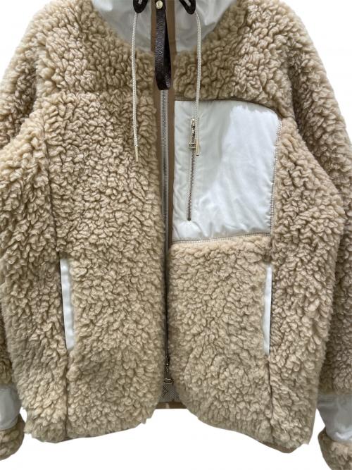 LOUIS VUITTON（ルイ ヴィトン）LOUIS VUITTON (ルイ ヴィトン) ファージーウールフリース ベージュ サイズ:34の古着・服飾アイテム