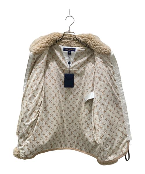 LOUIS VUITTON（ルイ ヴィトン）LOUIS VUITTON (ルイ ヴィトン) ファージーウールフリース ベージュ サイズ:34の古着・服飾アイテム