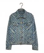LOUIS VUITTON×SUPREMEルイ ヴィトン×シュプリーム）の古着「Jacquard Denim Trucker Jacket」｜ブルーインディゴ