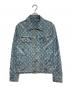 LOUIS VUITTON（ルイ ヴィトン）の古着「Jacquard Denim Trucker Jacket」｜ブルーインディゴ