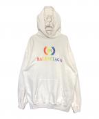 BALENCIAGAバレンシアガ）の古着「ロゴパーカー」｜ホワイト