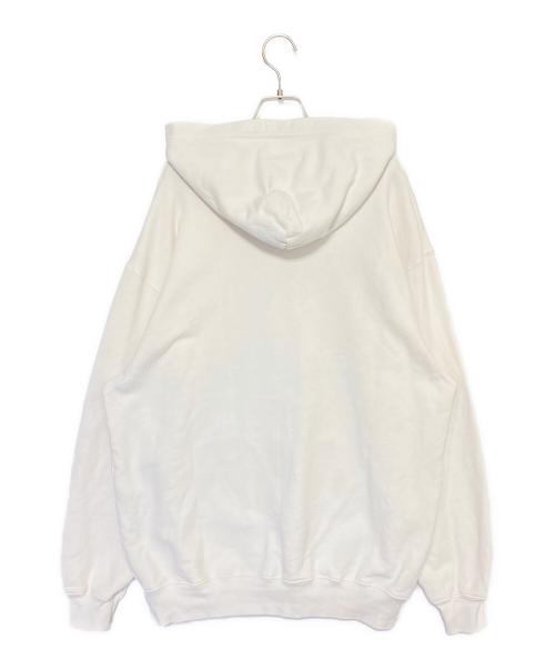 BALENCIAGA（バレンシアガ）BALENCIAGA (バレンシアガ) ロゴパーカー ホワイト サイズ:Sの古着・服飾アイテム