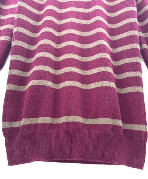 CHANEL（シャネル）CHANEL (シャネル) ココマークターンロックニット ワインレッド サイズ:36の古着・服飾アイテム