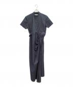 Christian Diorクリスチャン ディオール）の古着「ベルテッド シルクワンピース」｜ネイビー