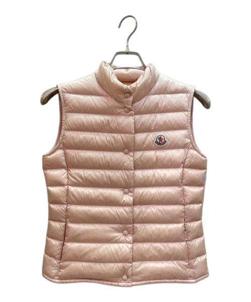 MONCLER（モンクレール）MONCLER (モンクレール) LIANE/ダウンベスト ライトピンクの古着・服飾アイテム